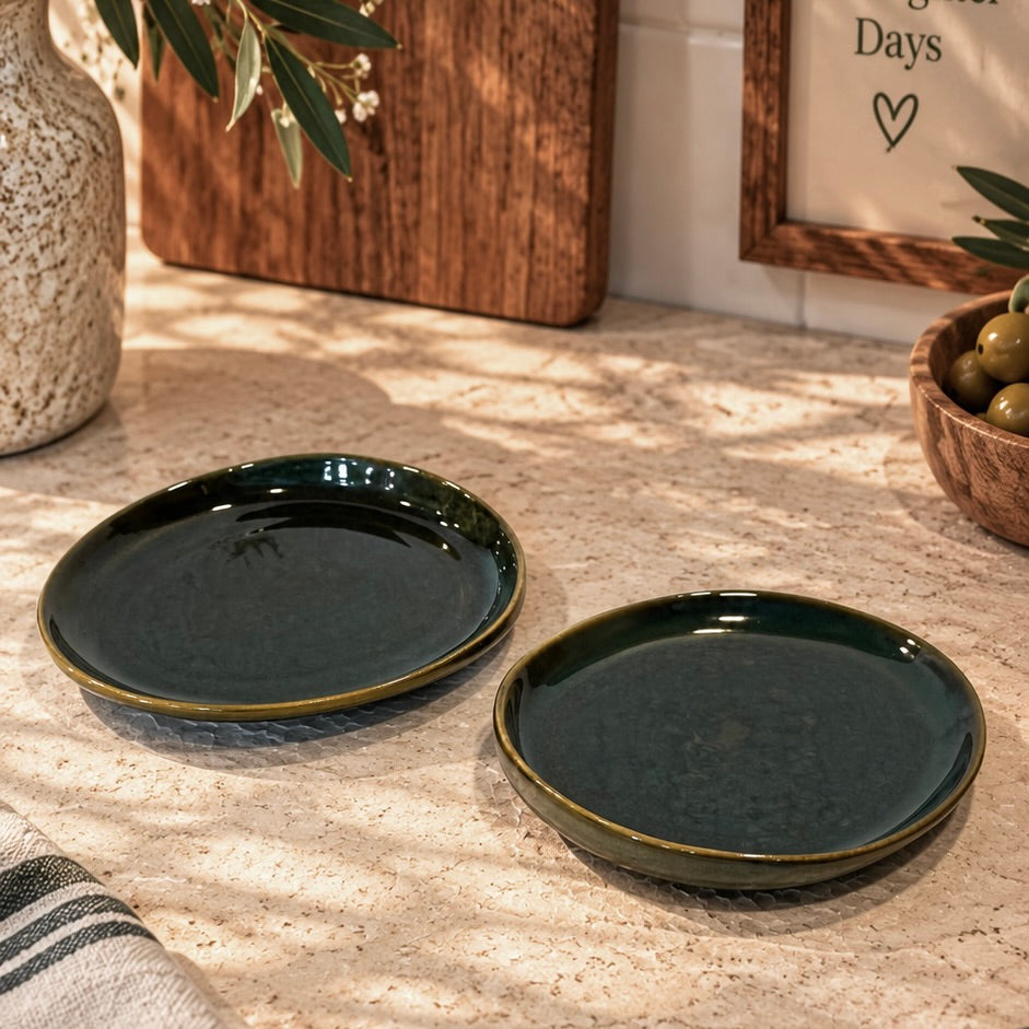 Veda Uneven Deep Sided Snack Plate