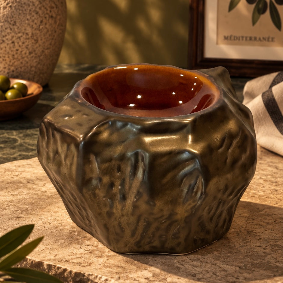 Bronze Contemporary Crater Presentation Bowl