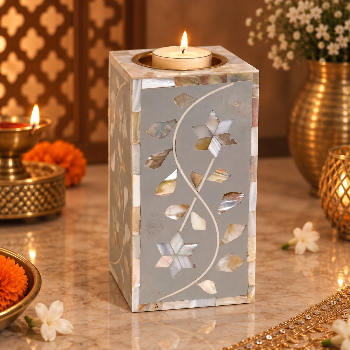 Sitara Aura Candle Stands