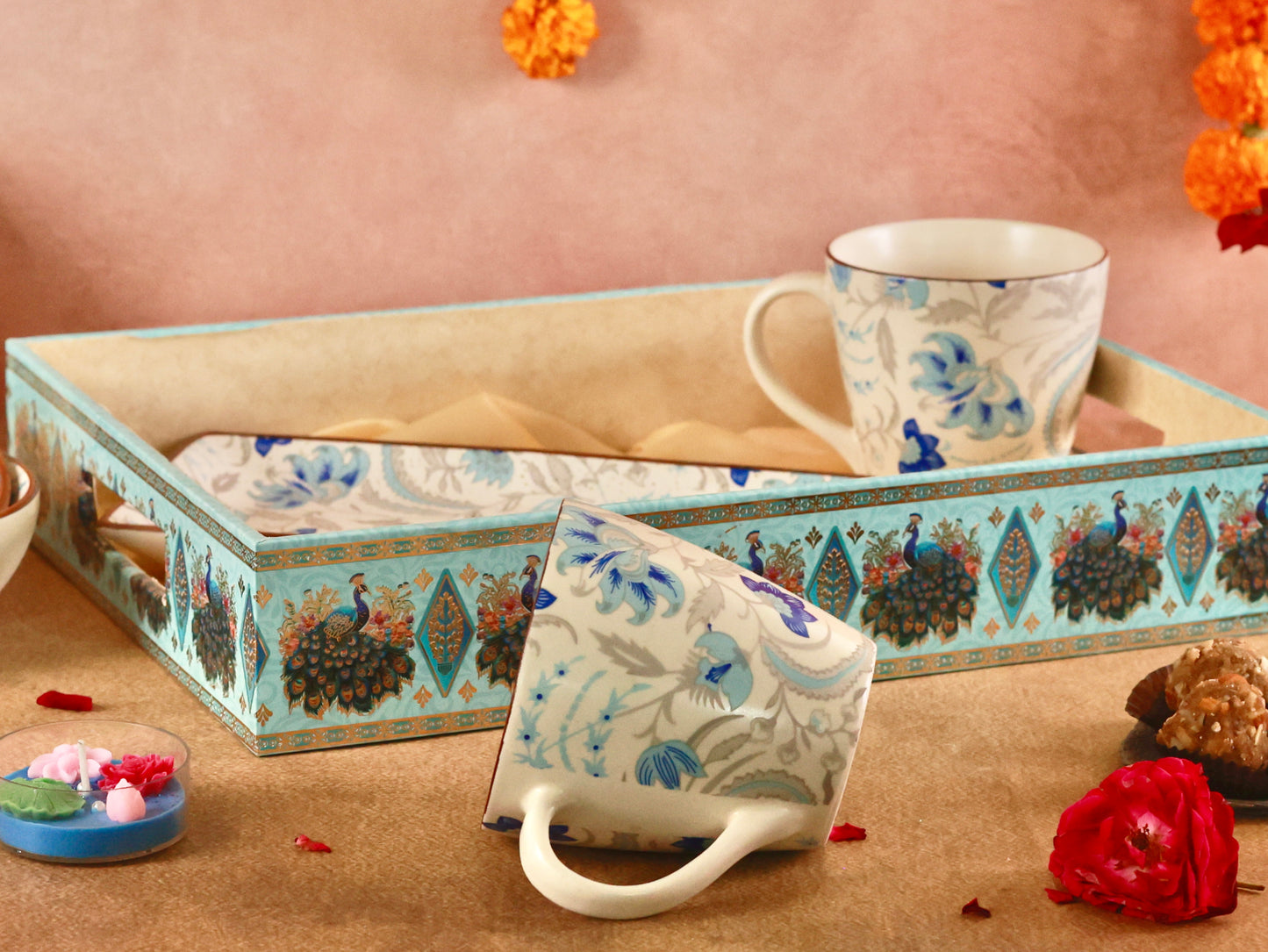 Blooming Treasure Tray Hamper