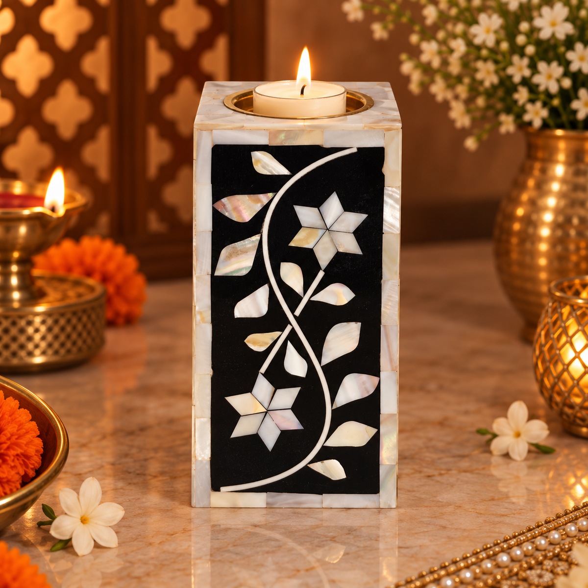 Sitara Aura Candle Stands