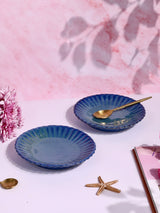 Blue Medusa Studio Pottery Quarter Plate