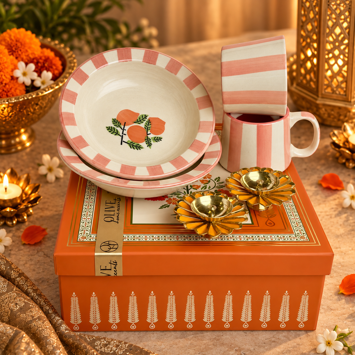 Sunset Bloom Festive Gift Hamper