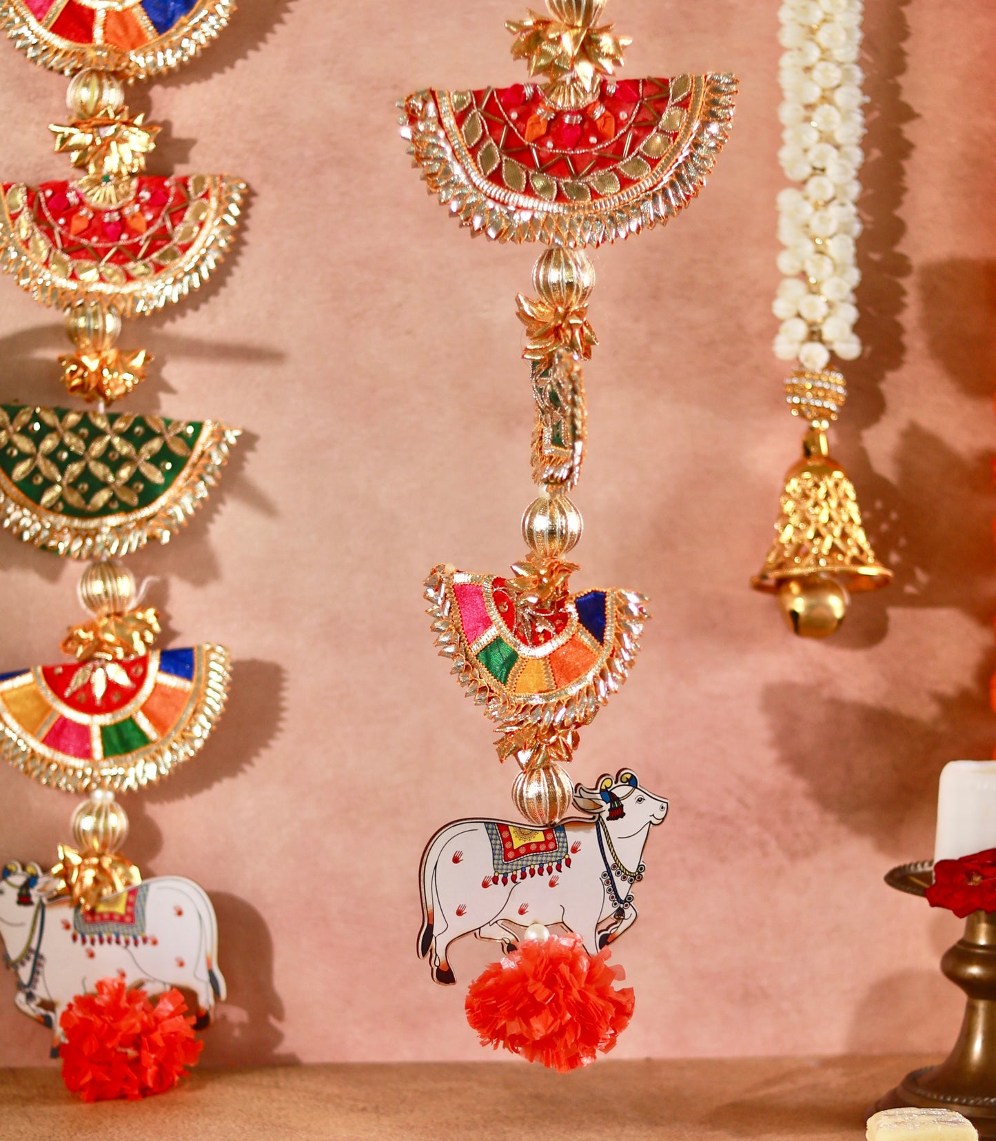 Gau Gauri Blessings - Festive Door Hangings or Toran (Pair)