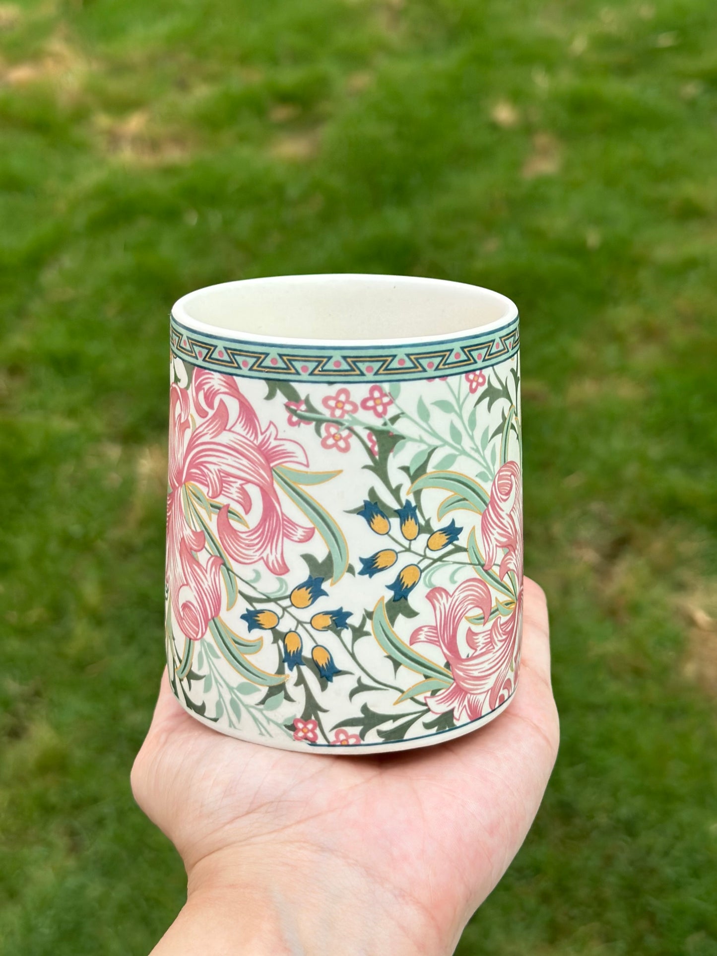 Forest Foliage Printed Stoneware Mug - Set of 2