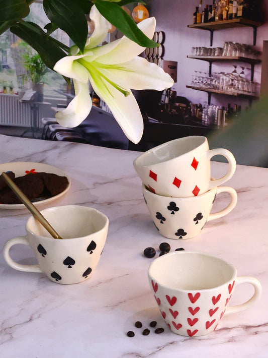 Deck of Card Mugs - Set of 4