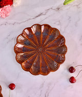Vera Amber Studio Pottery Scalloped Plate or Trinket Dish