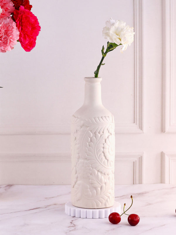 Embossed Bottle Vase