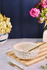 Blue Speckled Serving Bowls