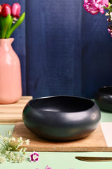 Matte Black Large Suze Snack Bowl