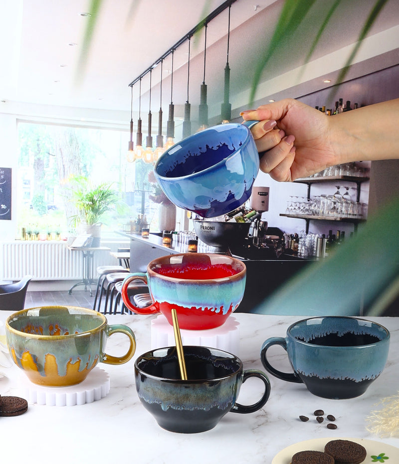 Tarini Studio Pottery Latte Mugs Set of 5