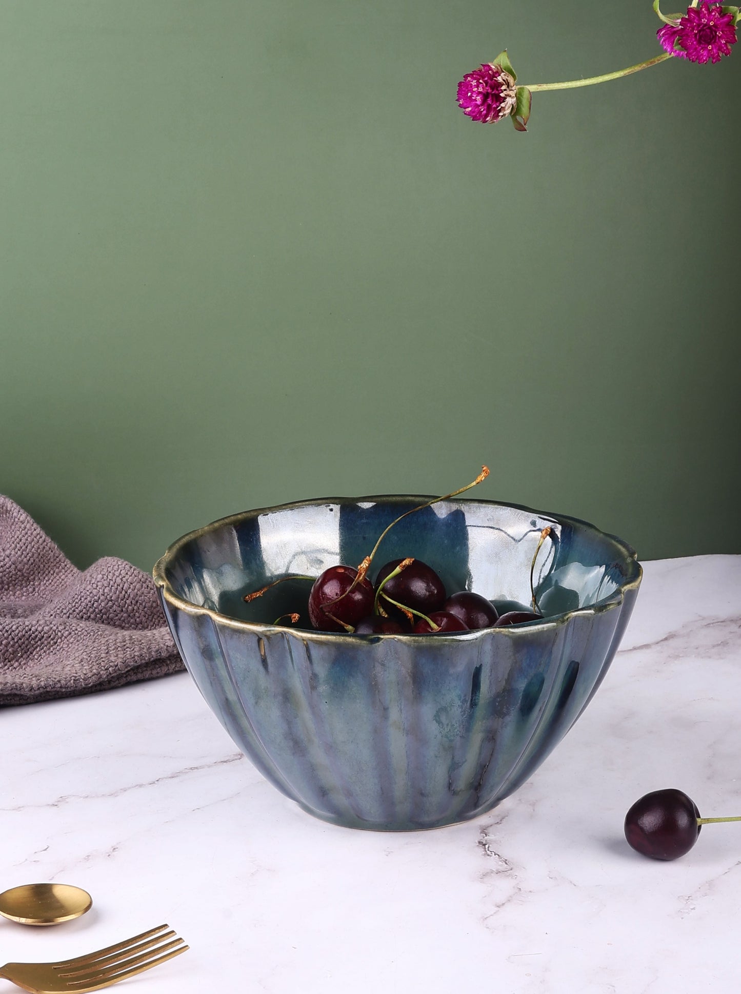 Fluted Serving Bowls