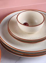 Nira Speckled Dinner Set for 4 - 14 pieces