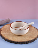 Nira Soup Bowl and Spoon - Set of 2