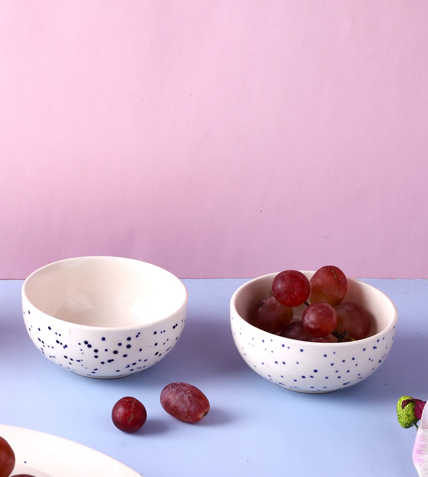 Blue Speckled Portion Bowl - Set of 2