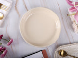 Cream Gigi Large Shallow Bowl