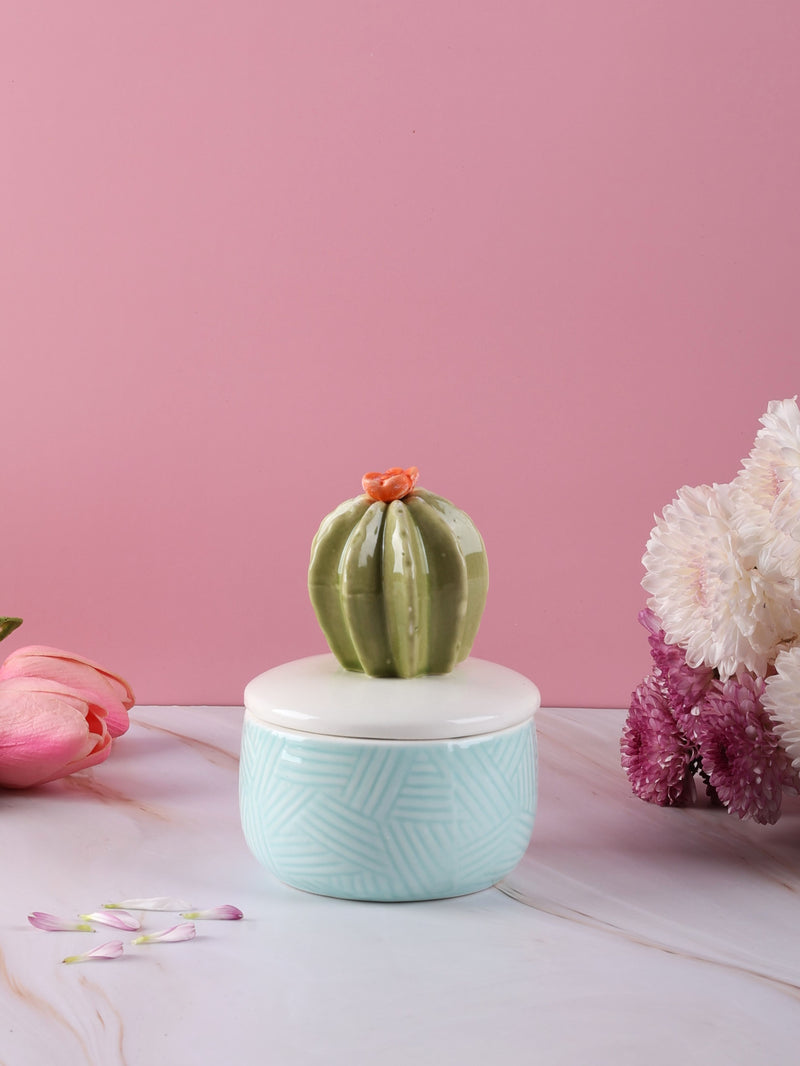 Cactus Trinket Jar