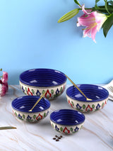 Nesting Bowl Set of 4 - Versatile Serving Bowl Set