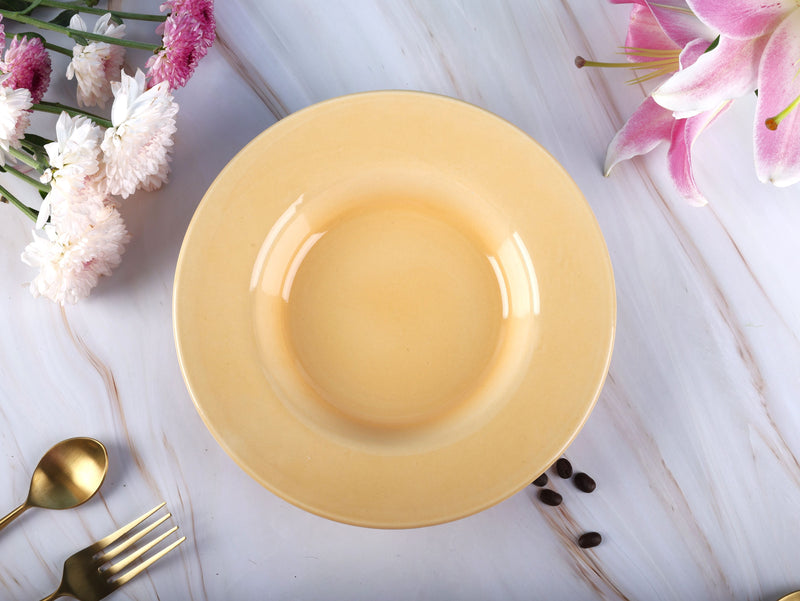 Yellow Gigi Pasta Plate Large