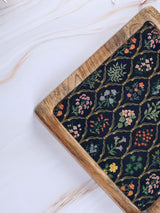 Mehraab Wooden & Enamel Platter or Tray