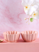Pink Aaira Studio Pottery Portion Bowl
