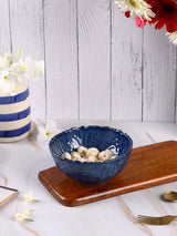 Blue Cabbage Studio Pottery Handmade Serving Bowl Small