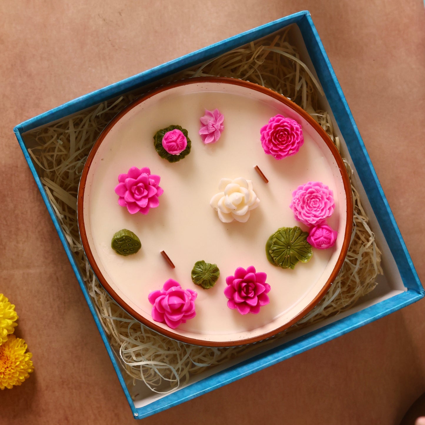 Luminous Lotus Bowl Candle Gift Hamper