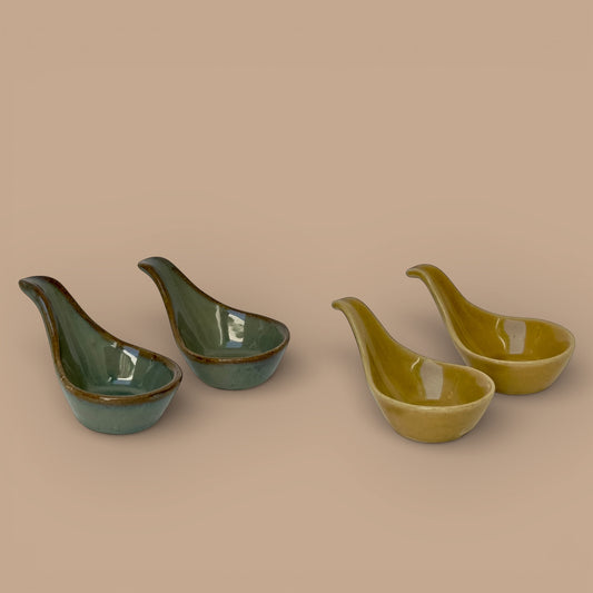 Set of 4 Tapas Individual Serving Spoons