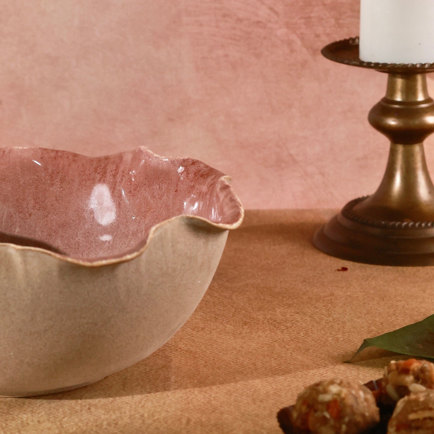 Blush Tide Studio Pottery Serving Bowl