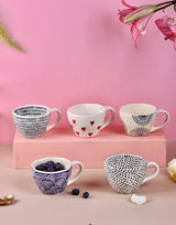 Set of 5 Handmade Mugs