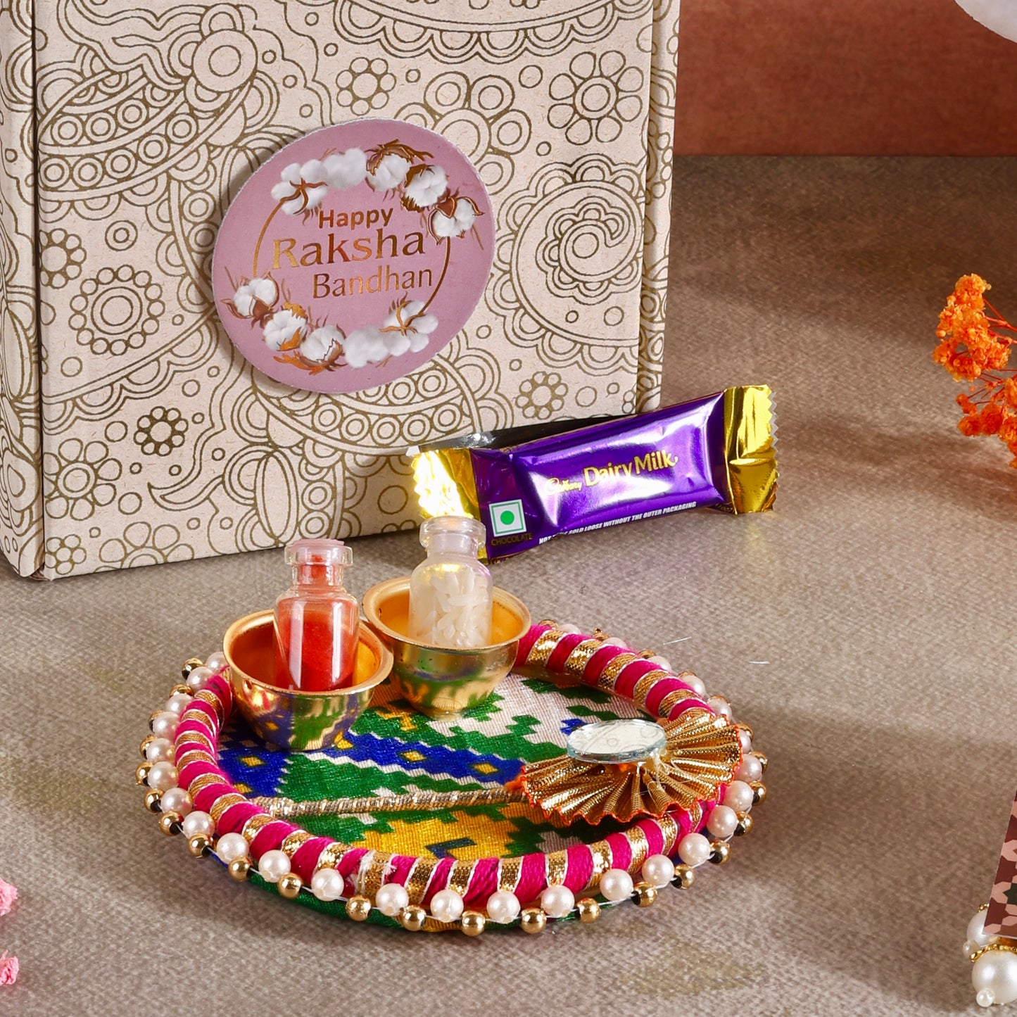 Mini Rakhi Gift Hamper - Eyeconic Bond for Bhaiya Bhabhi