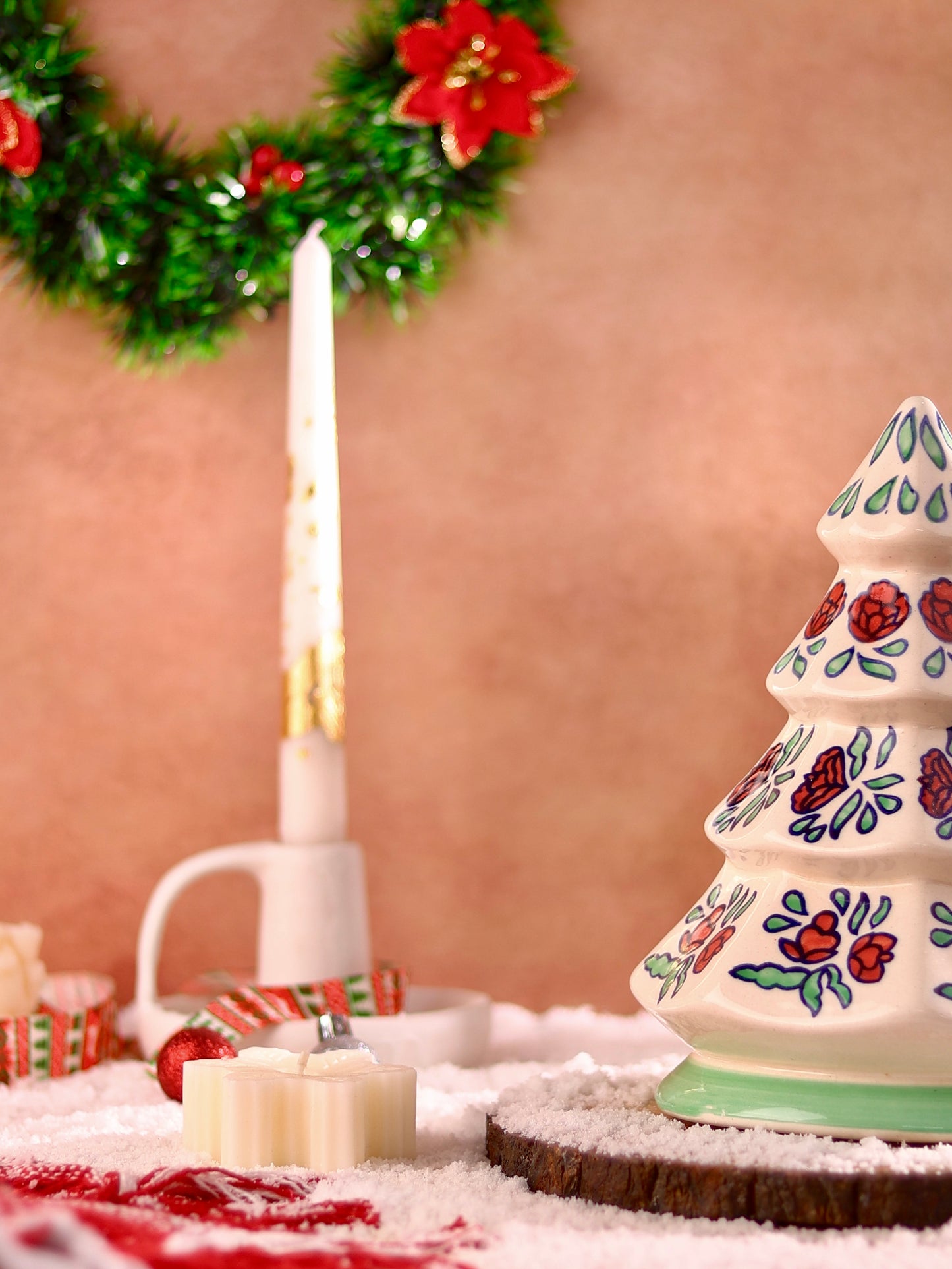 Artisan Alpine Ceramic Christmas Tree