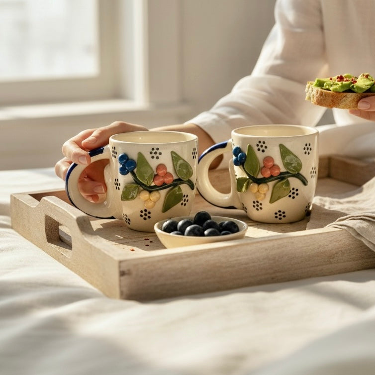 3D Berry Pop Mugs - Set of 2