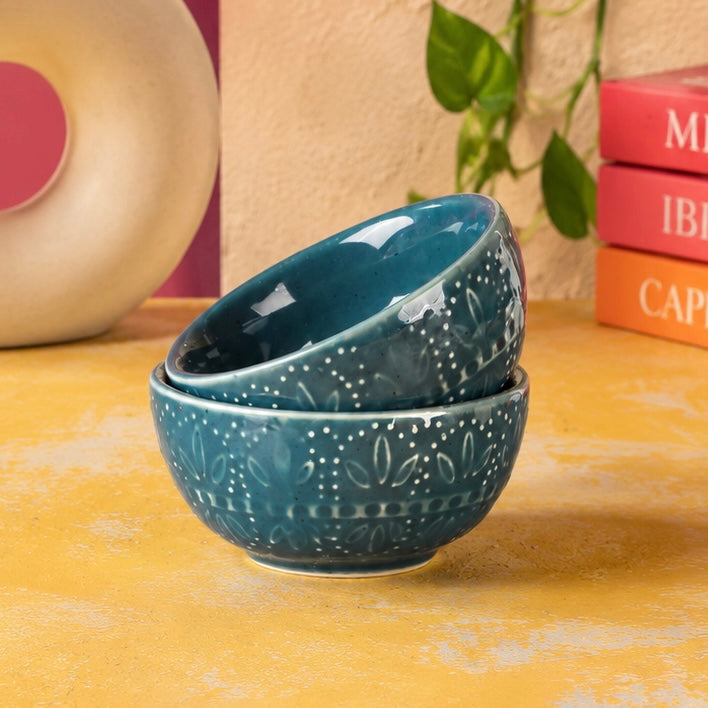 Vrinda Studio Pottery Portion Bowl - Set of 2