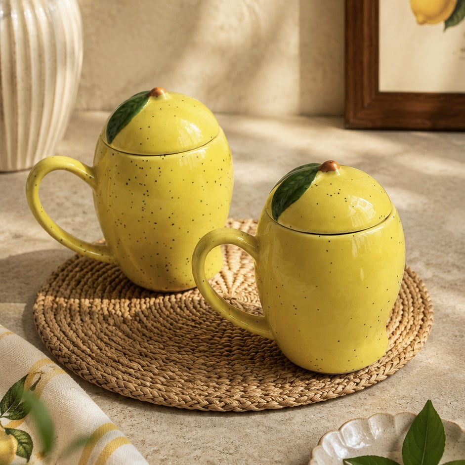 Not so Aam Mug with Lid - Pack of two