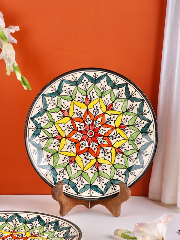 Colourful Mandala Dinner Plate
