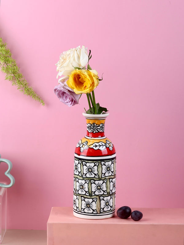 Pushp Handpainted Vase