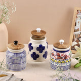 Handpainted Airtight Ceramic Jars