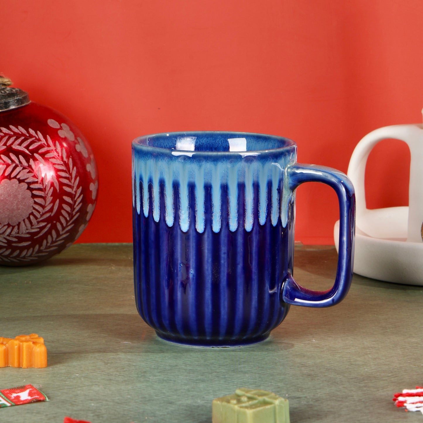 Valerie Studio Pottery Ribbed Mugs - Set of 2