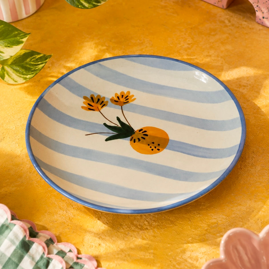Capri Handpainted Breakfast or Snack Plate Plate