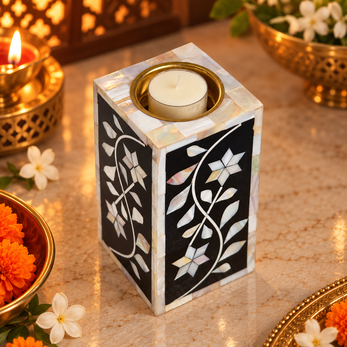 Sitara Aura Candle Stands