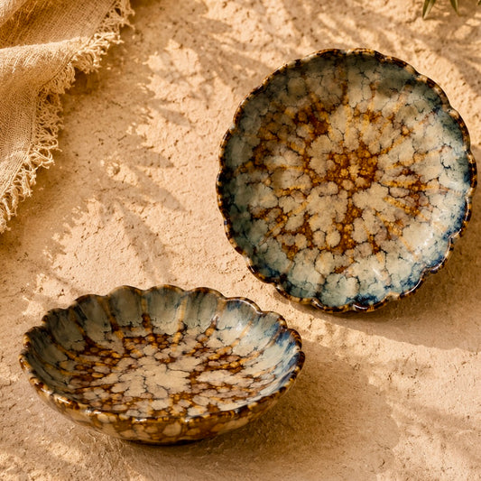 Hazel Studio Pottery Scalloped Plate or Trinket Dish