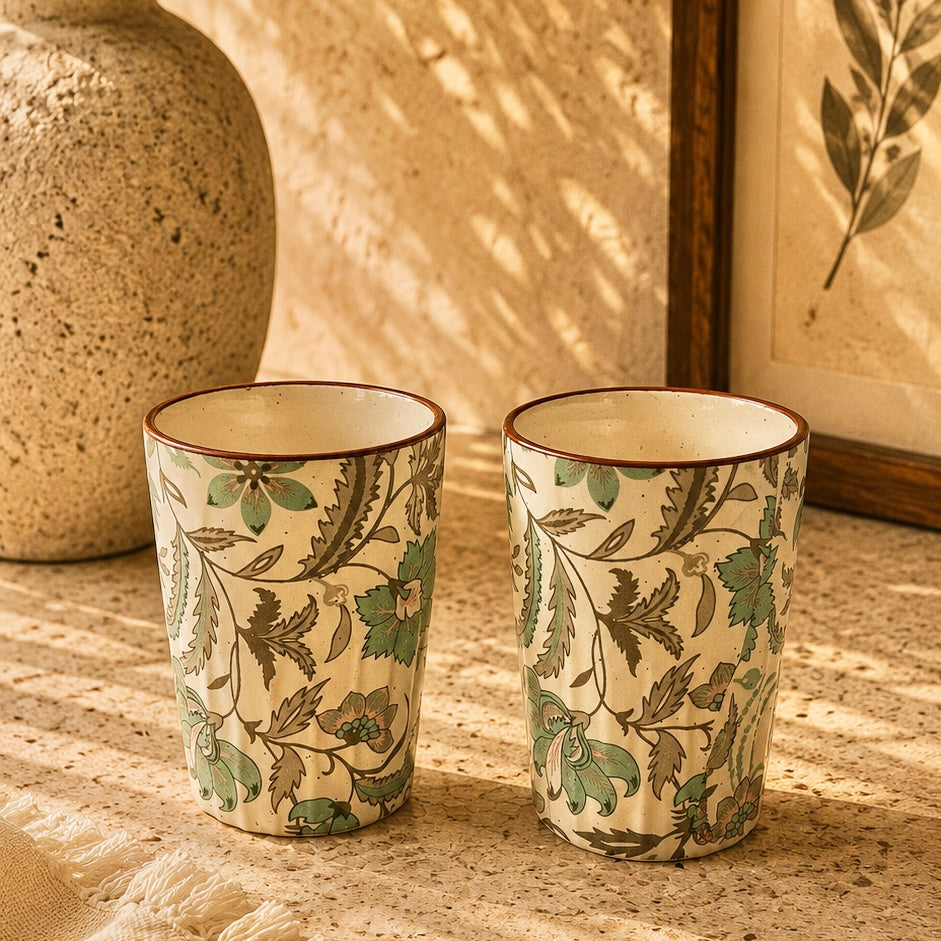 Phool Bagh Glasses - Set of 2