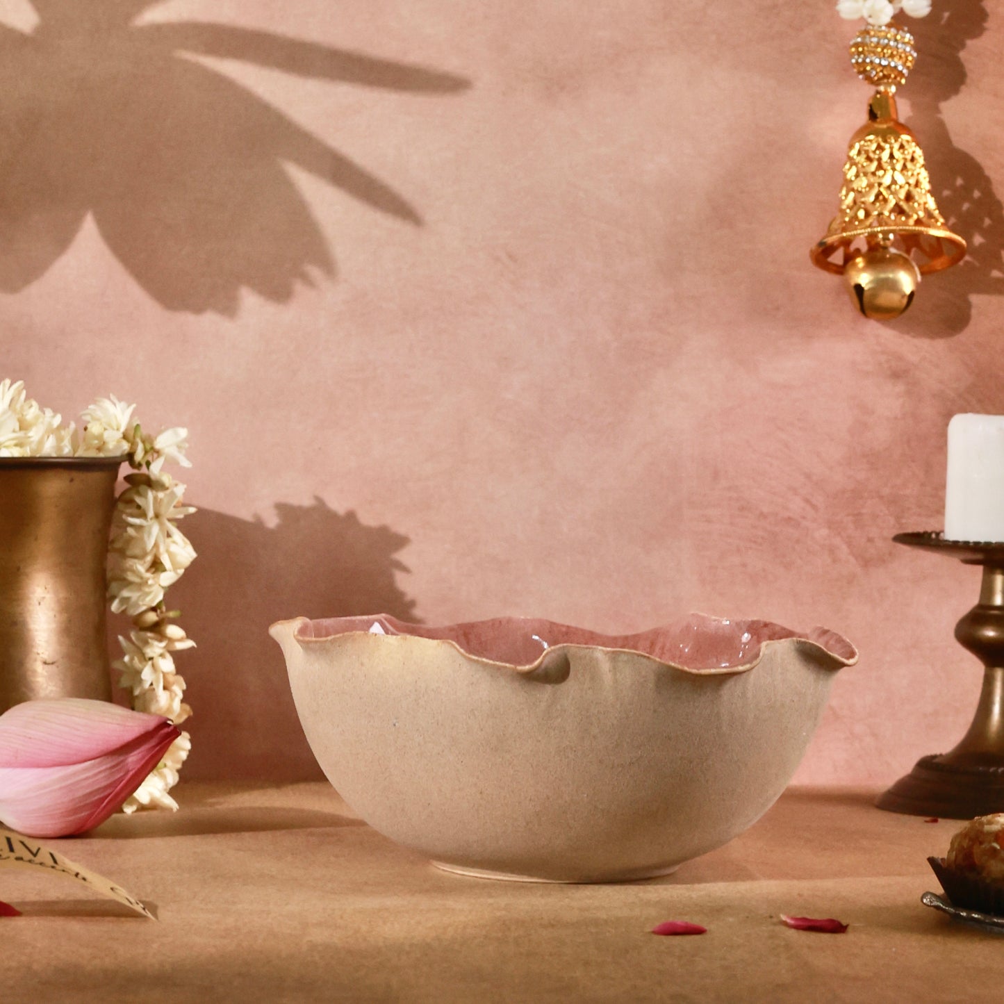 Blush Tide Studio Pottery Serving Bowl