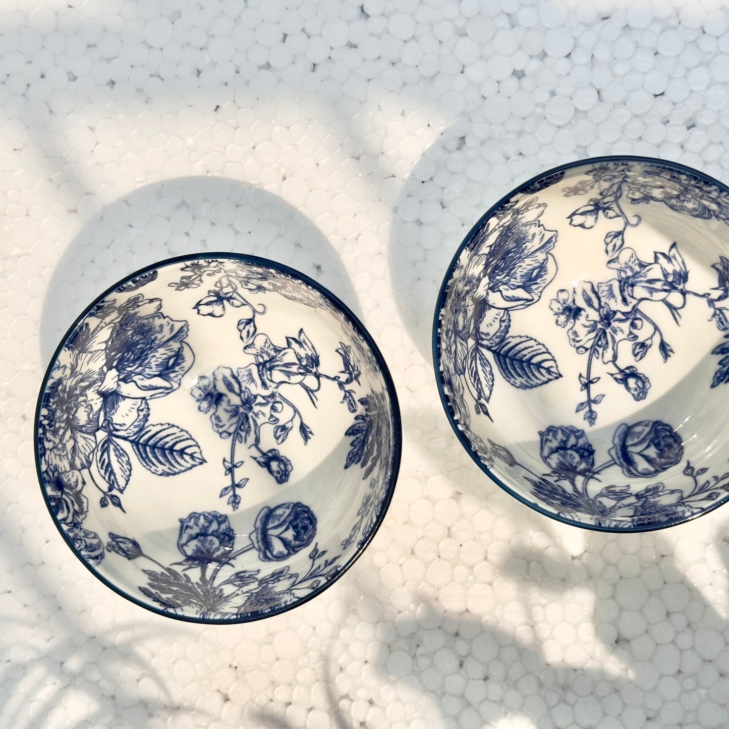 Vintage Garden Soup or Snack Bowl - Pack of 2