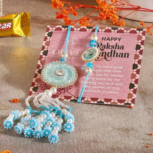 Extra Rakhi and Lumba to be added to your order - for Bhaiya Bhabhi