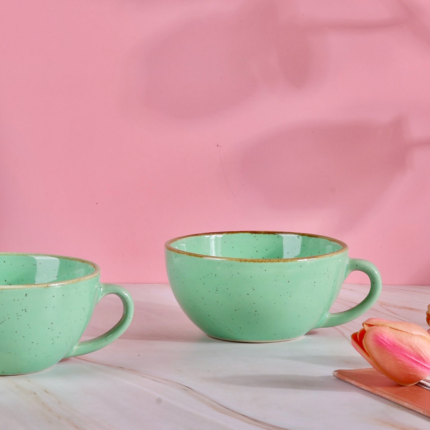 Mint Chic Gigi Wide Cappuccino Mug