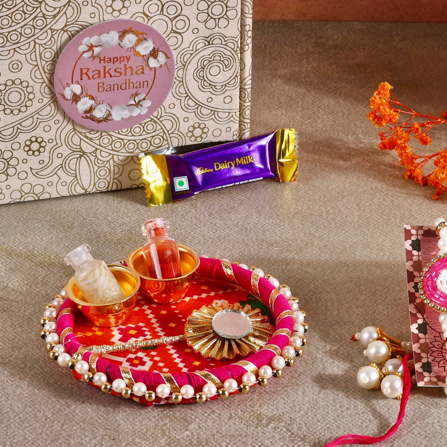 Mini Rakhi Gift Hamper - Eyeconic Bond for Bhaiya Bhabhi