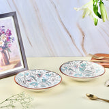 Muted Pastel Phool Bagh Pasta Plate Small