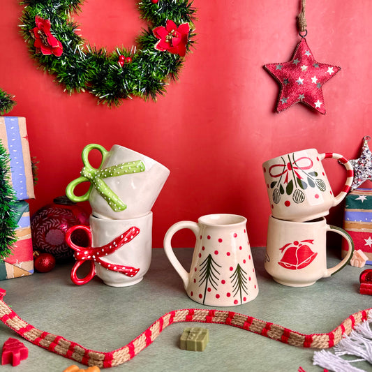 Christmas Collectible Mugs - Set of 5
